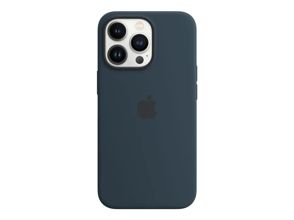 apple silicone case iphone 13 pro max abyss blue
