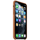 Apple Leder Case (iPhone 11 Pro Max) Sattelbraun