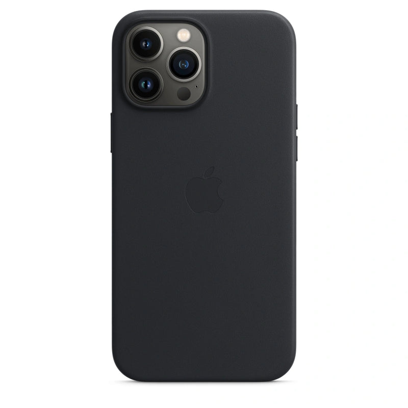 Étui en cuir Apple avec MagSafe (iPhone 13 Pro) Minuit