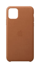 Apple Leder Case (iPhone 11 Pro Max) Sattelbraun