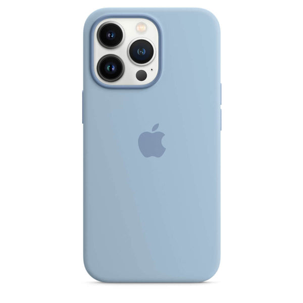 Apple Silikon Case mit MagSafe (iPhone 13 Pro) Dunstblau