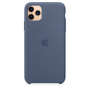 Apple Coque en silicone (iPhone 11 Pro Max) Bleu Alaska