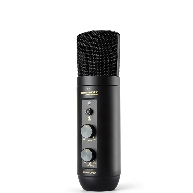 Marantz MPM-4000U USB-Podcasting-Mikrofon mit integriertem Mischpult und Kopfhörerausgang