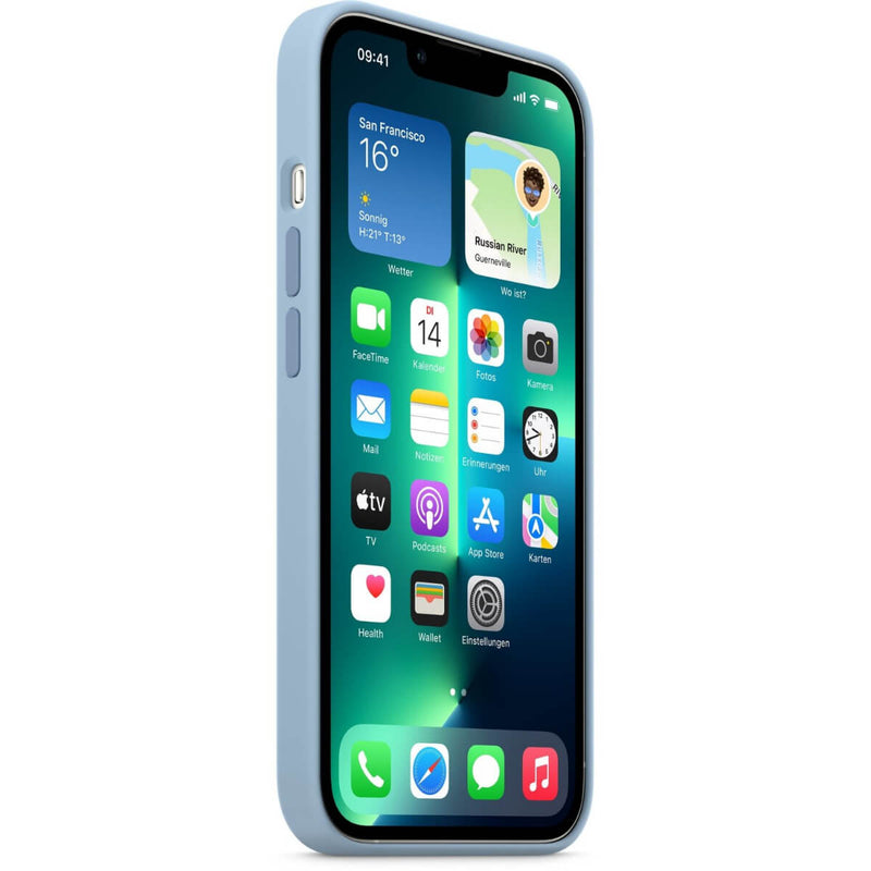 Apple Silikon Case mit MagSafe (iPhone 13 Pro) Dunstblau