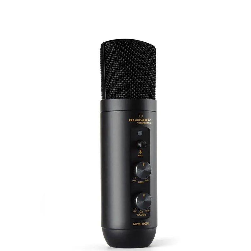 Marantz MPM-4000U USB-Podcasting-Mikrofon mit integriertem Mischpult und Kopfhörerausgang