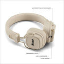 Marshall Major V On-Ear-Kopfhörer Bluetooth Cream