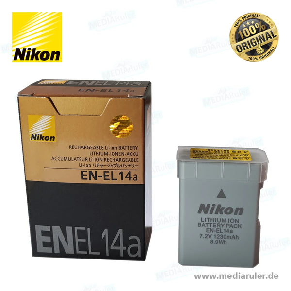 Batterie Nikon EN-EL14a Li-Ion 7.2V 1230mAh