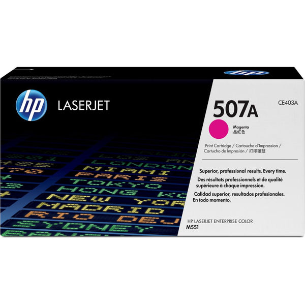 Toner magenta HP 507A d'origine (CE403A)