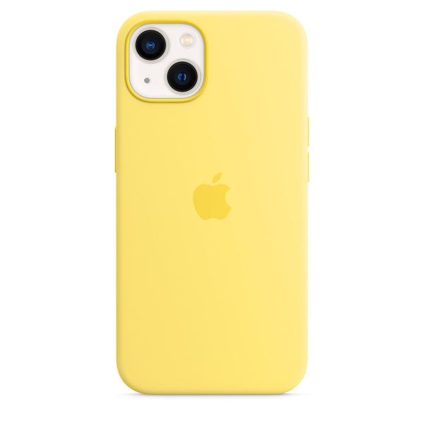Apple Silikon Case mit MagSafe (iPhone 13) Zitronenschale