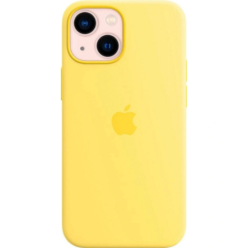 Apple Silikon Case mit MagSafe (iPhone 13 mini) Zitronenschale