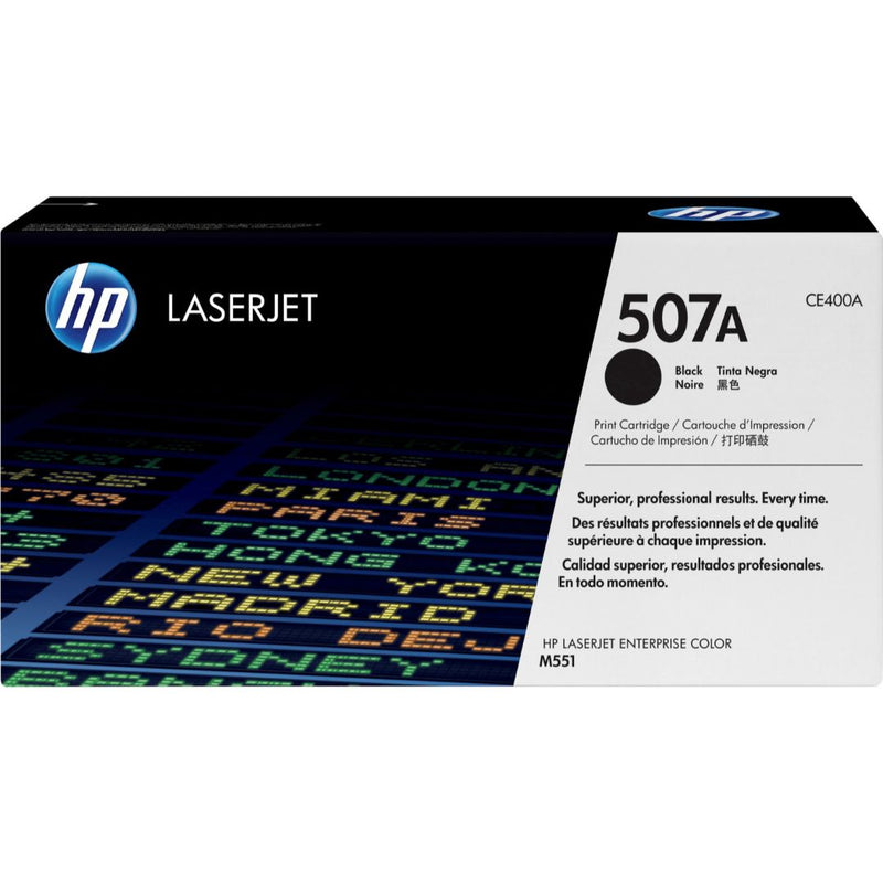 Toner noir d'origine HP 507A (CE400A)