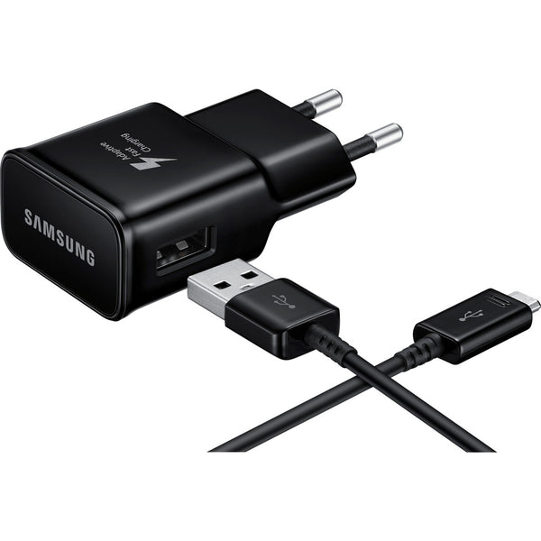 Samsung EP-TA20 + USB-C Kabel 15W Handy Schnellladegerät schwarz