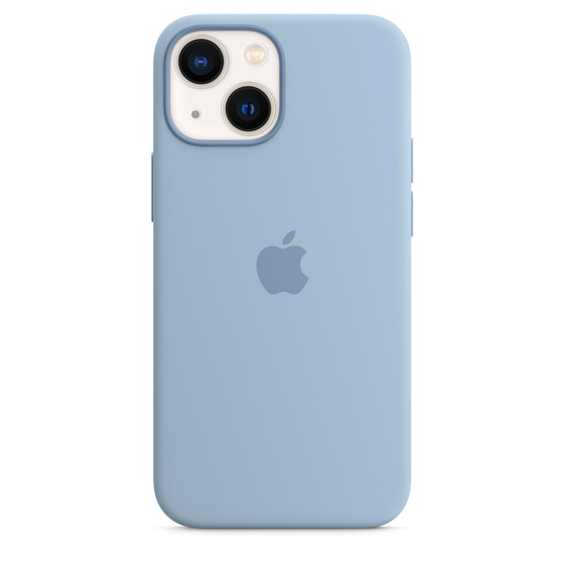Apple Coque en silicone avec MagSafe (iPhone 13 mini) Bleu brume