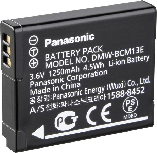 Panasonic DMW-BCM13 Lithium-Ion (Li-Ion) Akku Batterie 3.6V 1250mAh