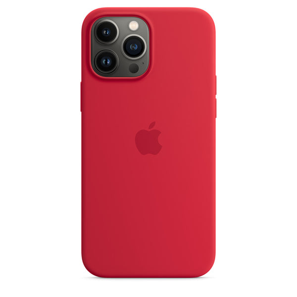 Apple Coque en silicone avec MagSafe (iPhone 13 Pro Max) Rouge (PRODUCT)RED