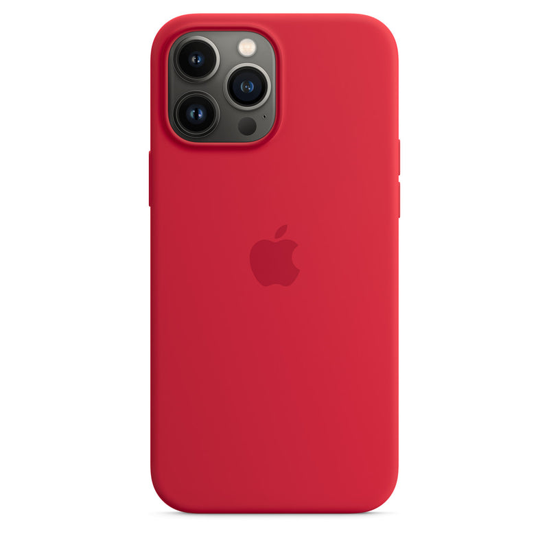 Apple Silikon Case mit MagSafe (iPhone 13 Pro Max) Rot RED