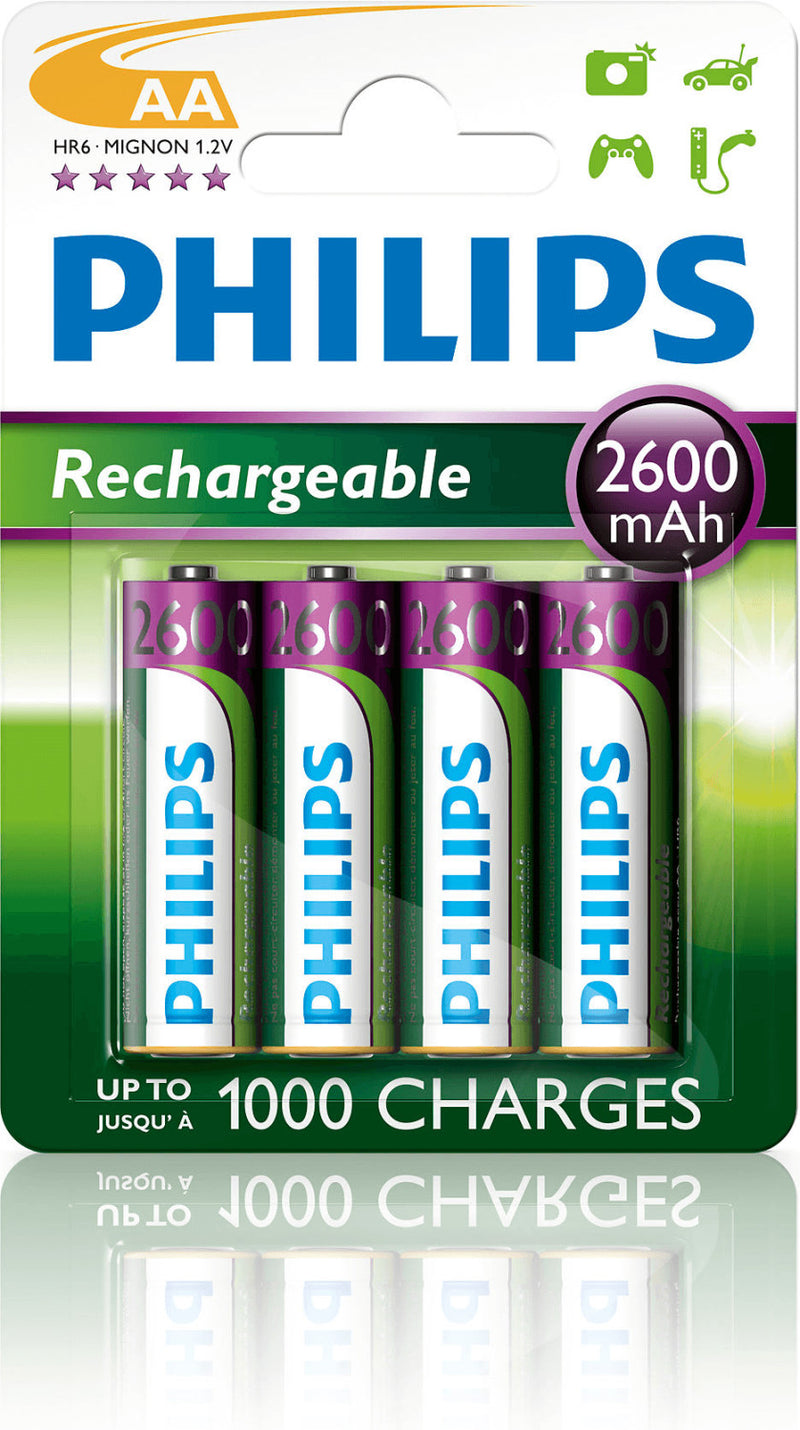 Philips AA / HR6 MultiLife 2600mAh (4 pièces)