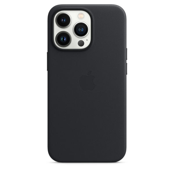 Étui en cuir Apple avec MagSafe (iPhone 13 Pro) Minuit