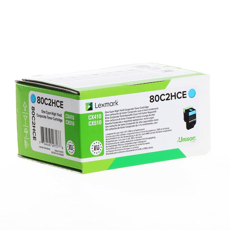 Lexmark 80C2HCE Toner cyan