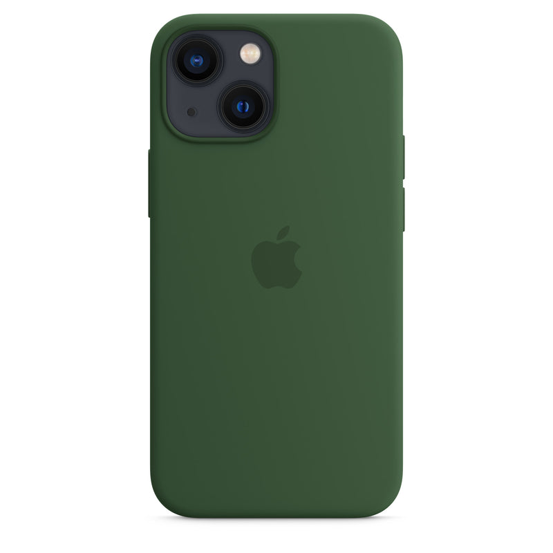 Coque en silicone Apple avec trèfle MagSafe (iPhone 13 mini)