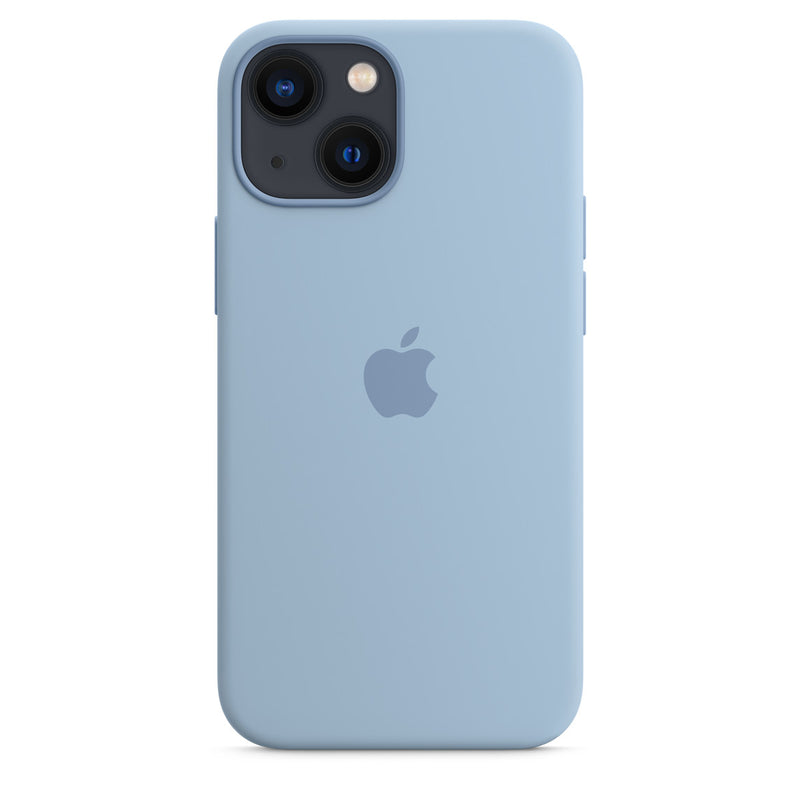 Apple Coque en silicone avec MagSafe (iPhone 13 mini) Bleu brume