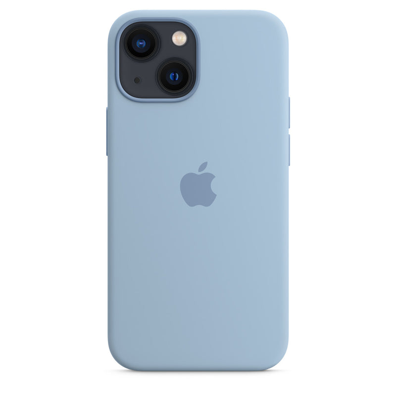 Apple Silikon Case mit MagSafe (iPhone 13 mini) Dunstblau