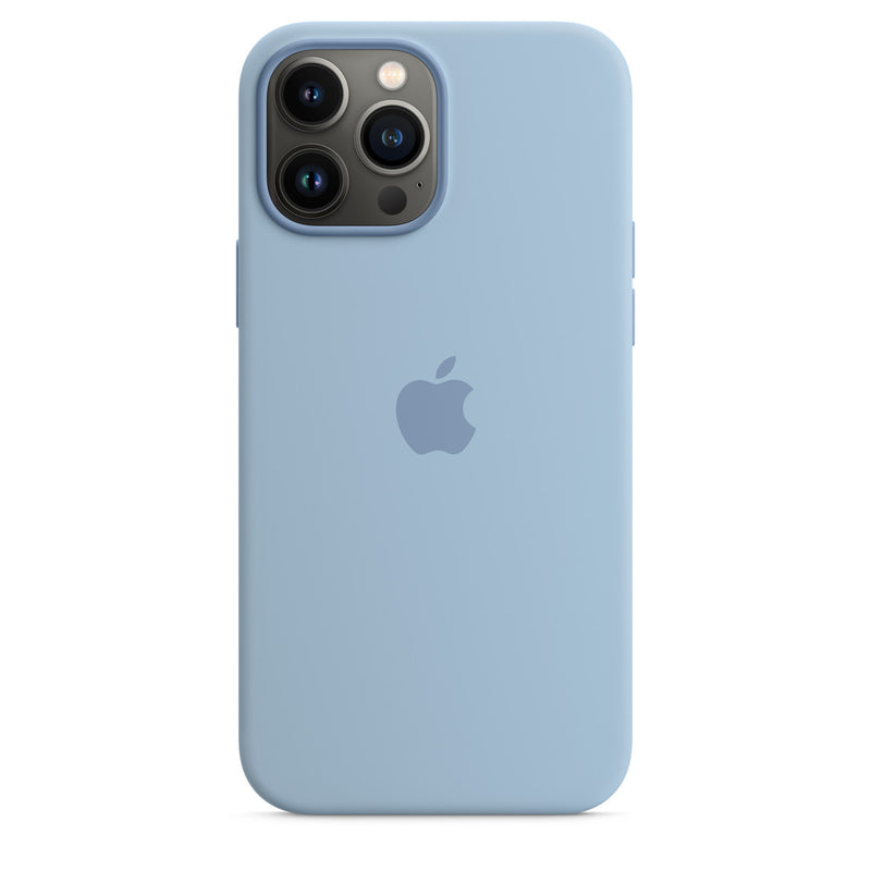 Apple Silikon Case mit MagSafe (iPhone 13 Pro Max) Dunstblau