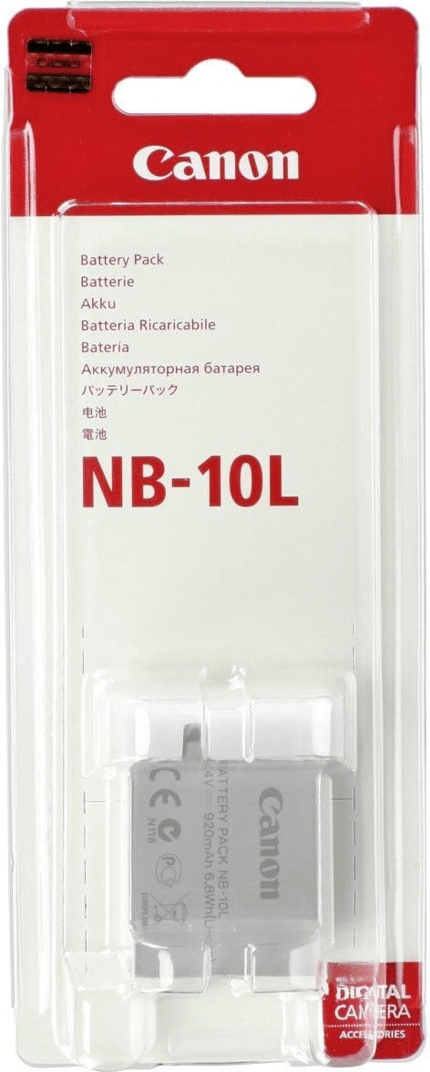 Batterie Canon NB-10L Li-Ion 7.4V 920mAh