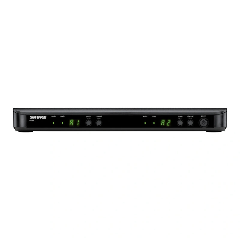 Shure BLX288/PG58 Dual Funksystem mit PG58 Mikrofonen und Doppelempfänger M17