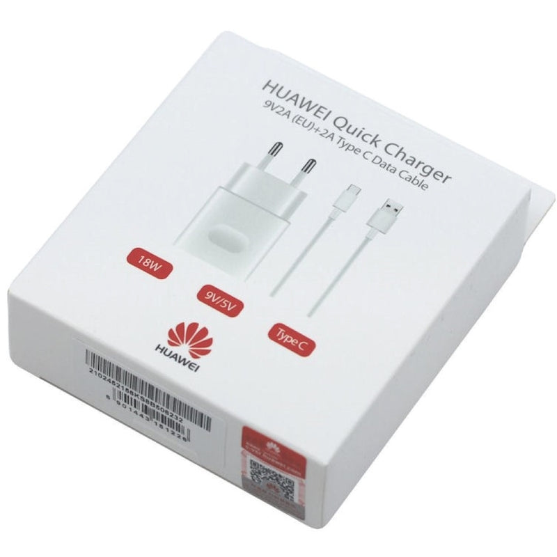 Huawei AP32 + USB Type C Kabel 18W Quick Charge 3.0 weiß