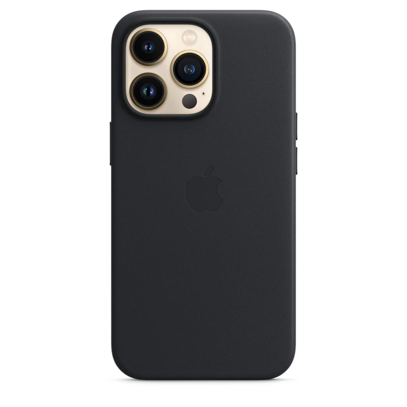 Apple Leder Case mit MagSafe (iPhone 13 Pro) Mitternacht