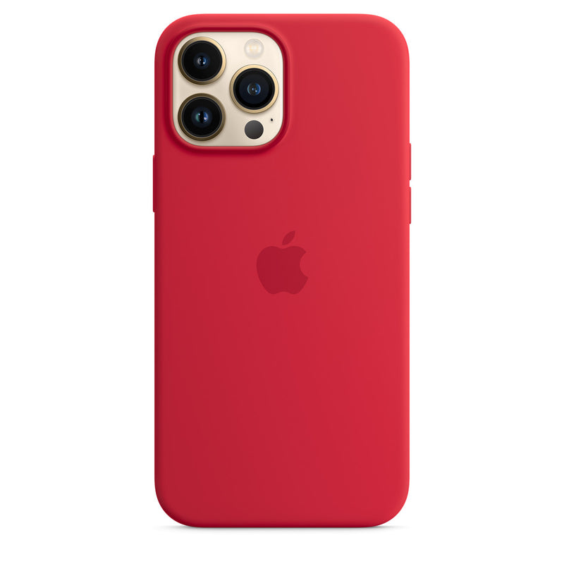 Apple Silikon Case mit MagSafe (iPhone 13 Pro Max) Rot RED