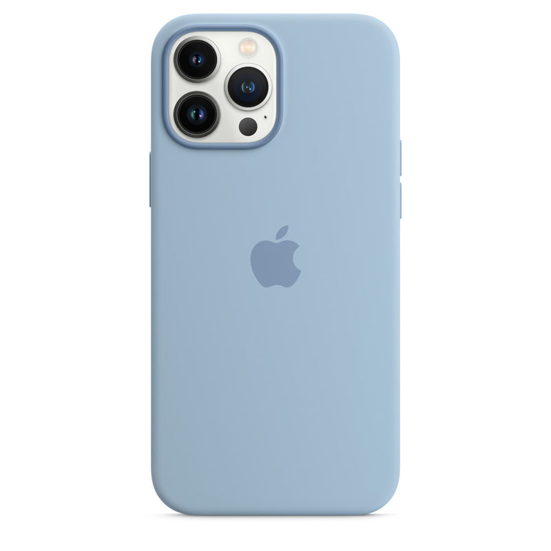 Apple Silikon Case mit MagSafe (iPhone 13 Pro Max) Dunstblau