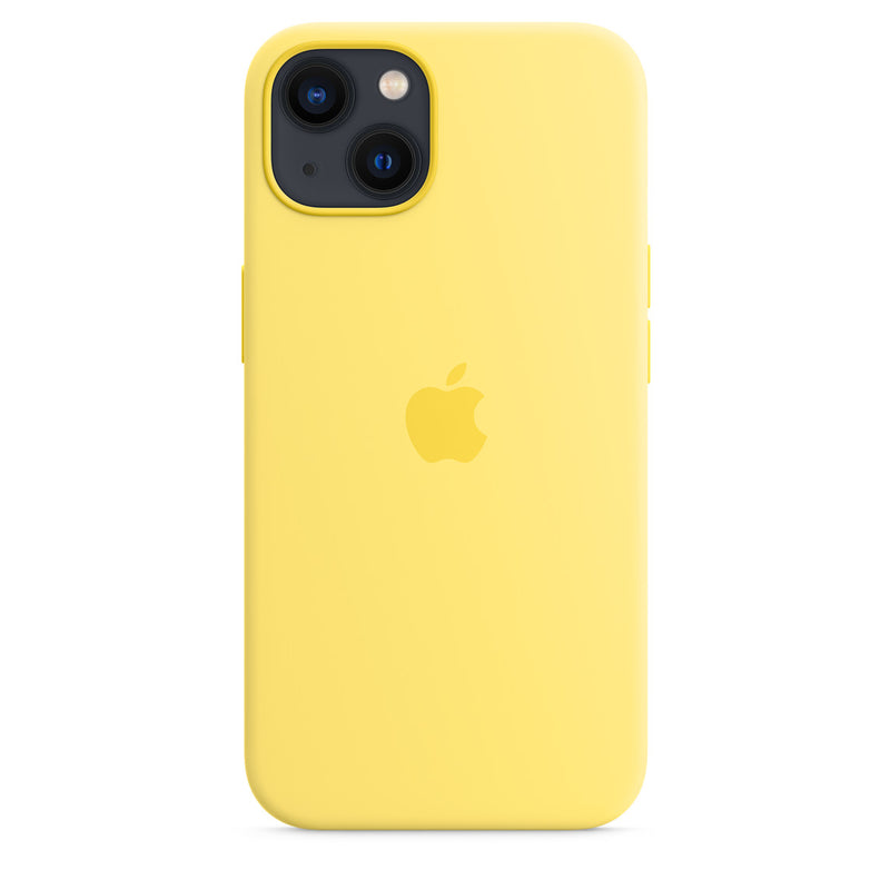 Coque en silicone Apple avec zeste de citron MagSafe (iPhone 13)