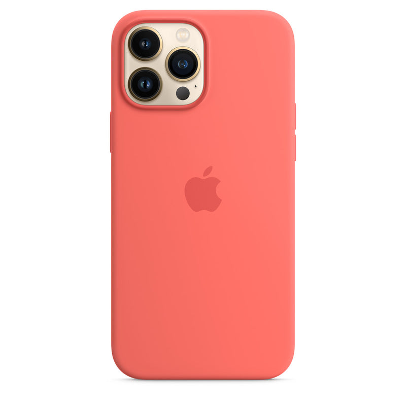 Apple Coque en silicone avec MagSafe (iPhone 13 Pro Max) Rose Pomelo