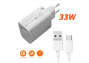 Xiaomi Mi MDY-11-EZ Charger 33W 3A USB-C Kabel Netzteil Ladegerät