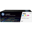 HP Original 312A Toner Cyan, Magenta, Gelb, Schwarz (CF380A, CF440AM) 4er Set Multipack
