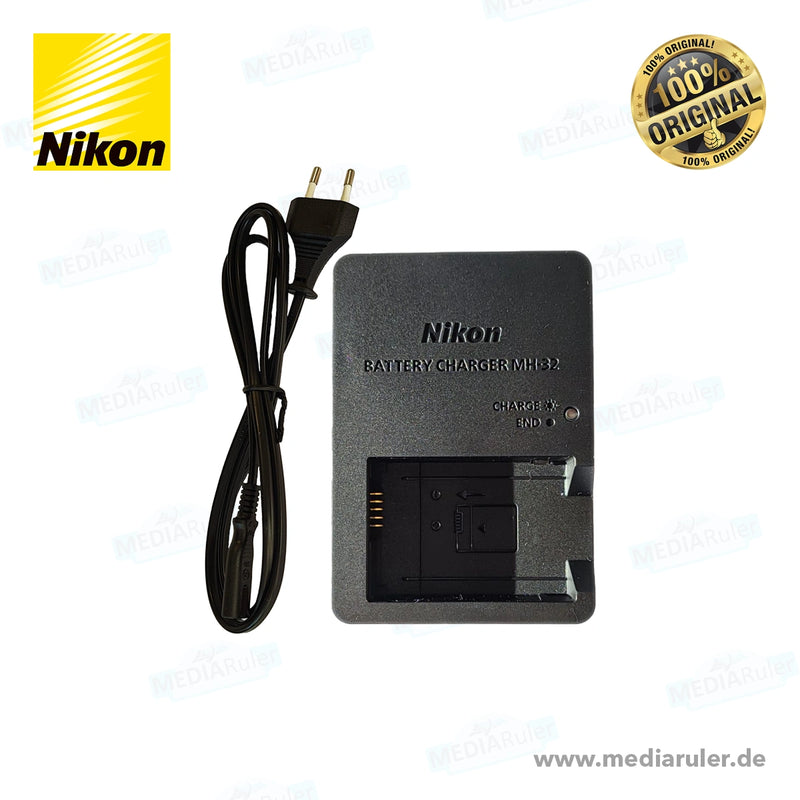 Cargador de batería de pared MH-32 MH32 para Nikon EN-EL25 ENEL25 EN-EL25a Batería Cargador de batería de pared MH-32 MH32 para Nikon EN-EL25 ENEL25 EN-EL25a Batería