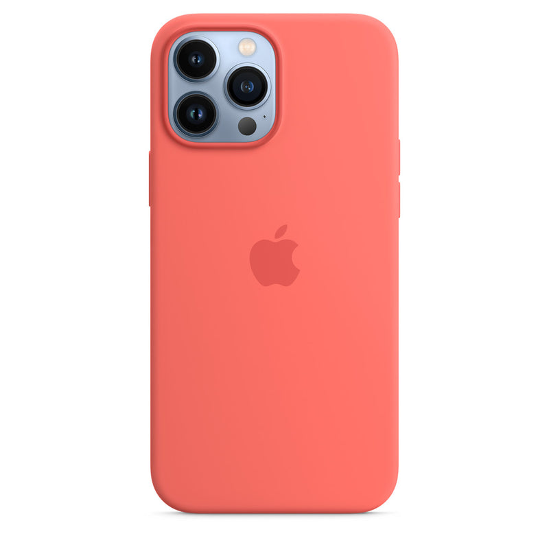 Apple Coque en silicone avec MagSafe (iPhone 13 Pro Max) Rose Pomelo