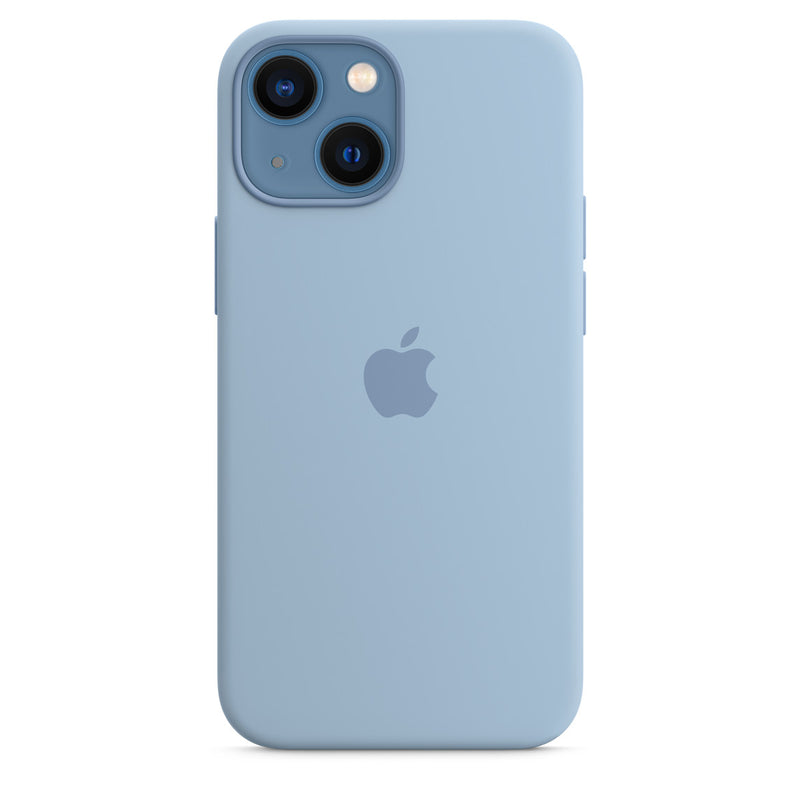 Apple Coque en silicone avec MagSafe (iPhone 13 mini) Bleu brume