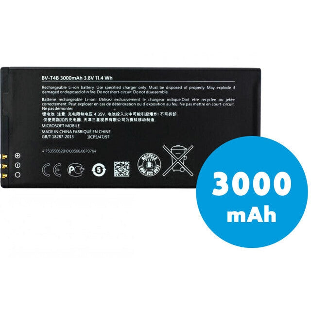 Batterie Microsoft Lumia 640 XL type BV-T4B 3000 mAh 3.8V
