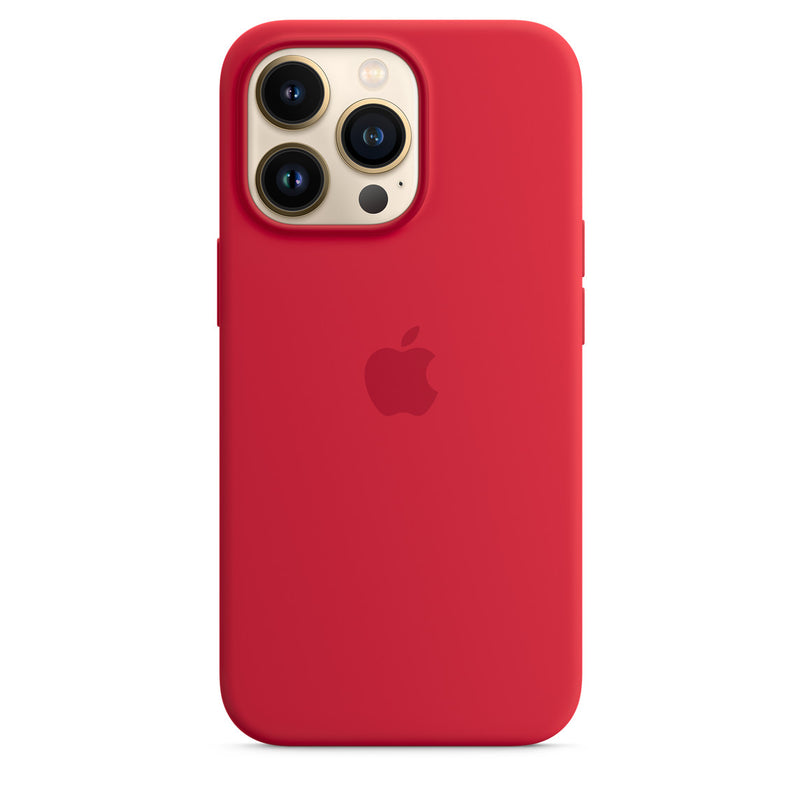 Apple Coque en silicone avec MagSafe (iPhone 13 Pro) Rouge (PRODUCT)RED