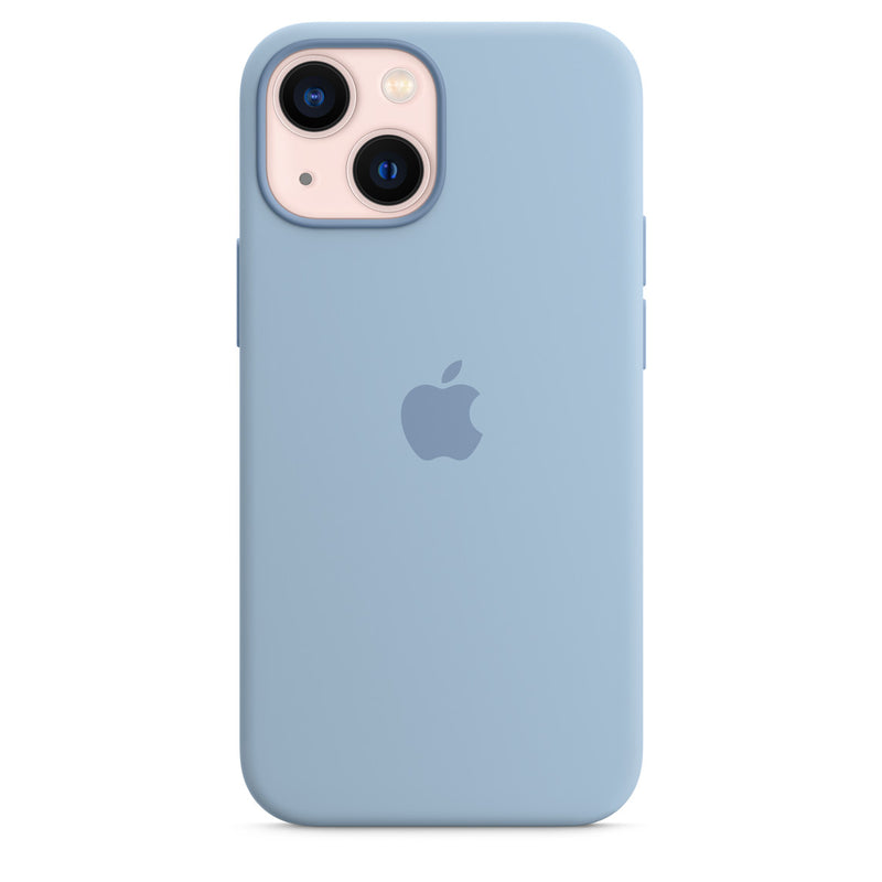 Apple Coque en silicone avec MagSafe (iPhone 13 mini) Bleu brume