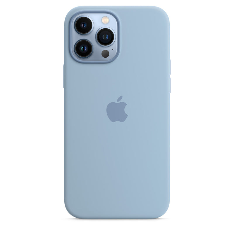 Apple Silikon Case mit MagSafe (iPhone 13 Pro Max) Dunstblau