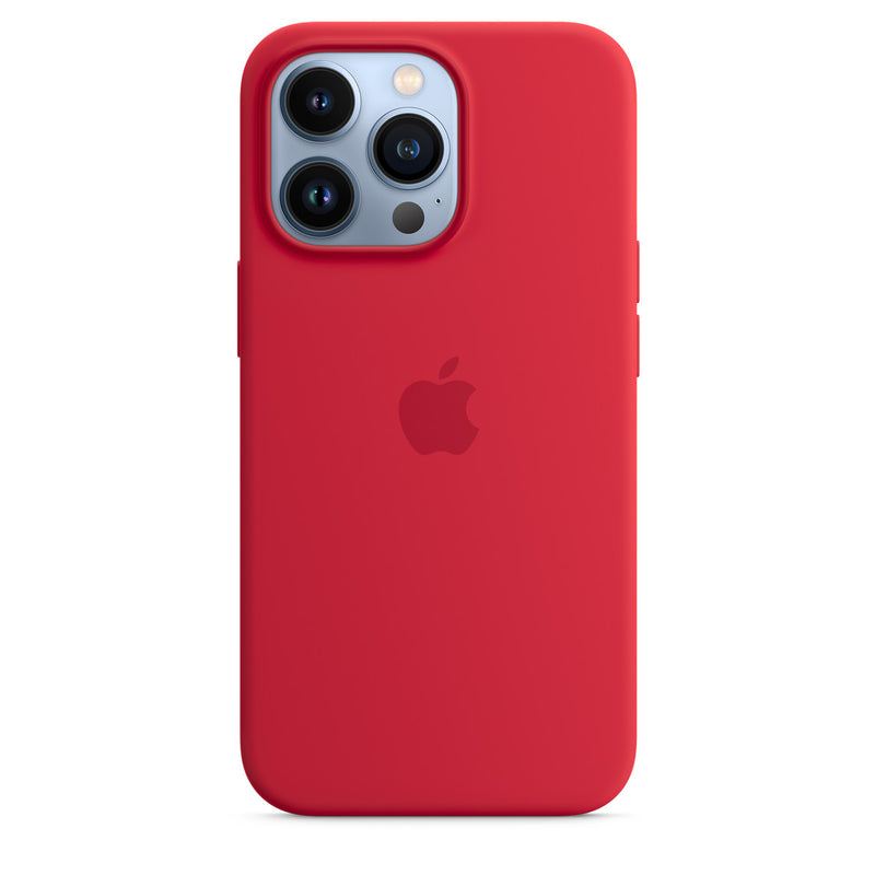 Apple Coque en silicone avec MagSafe (iPhone 13 Pro) Rouge (PRODUCT)RED