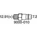 Hazet Mini clé à cliquet 9022P-2 CARRÉ SOLIDE 12,5 MM (1/2 POUCE)