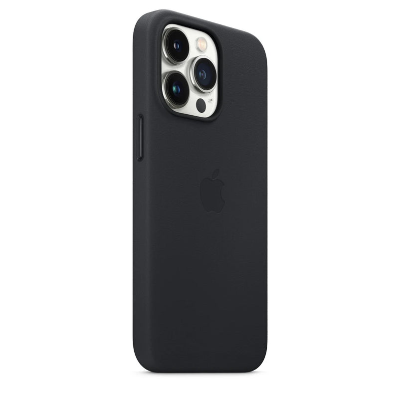 Étui en cuir Apple avec MagSafe (iPhone 13 Pro) Minuit
