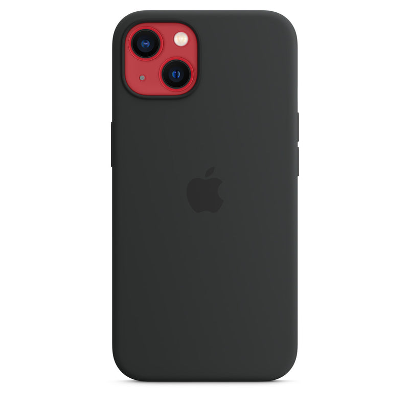 Apple Silikon Case mit MagSafe (iPhone 13) Mitternacht