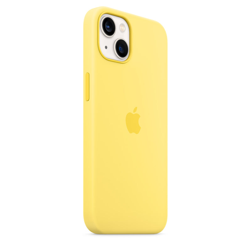 Coque en silicone Apple avec zeste de citron MagSafe (iPhone 13)