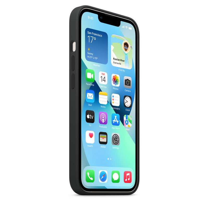 Apple Coque en silicone avec MagSafe (iPhone 13) Minuit